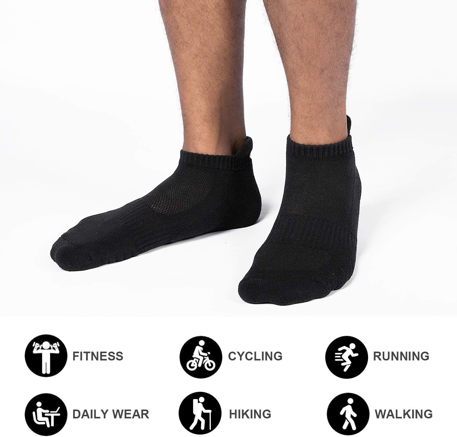 Thumbnail 6 de Natugloe trainer socks, 6 pairs ankle