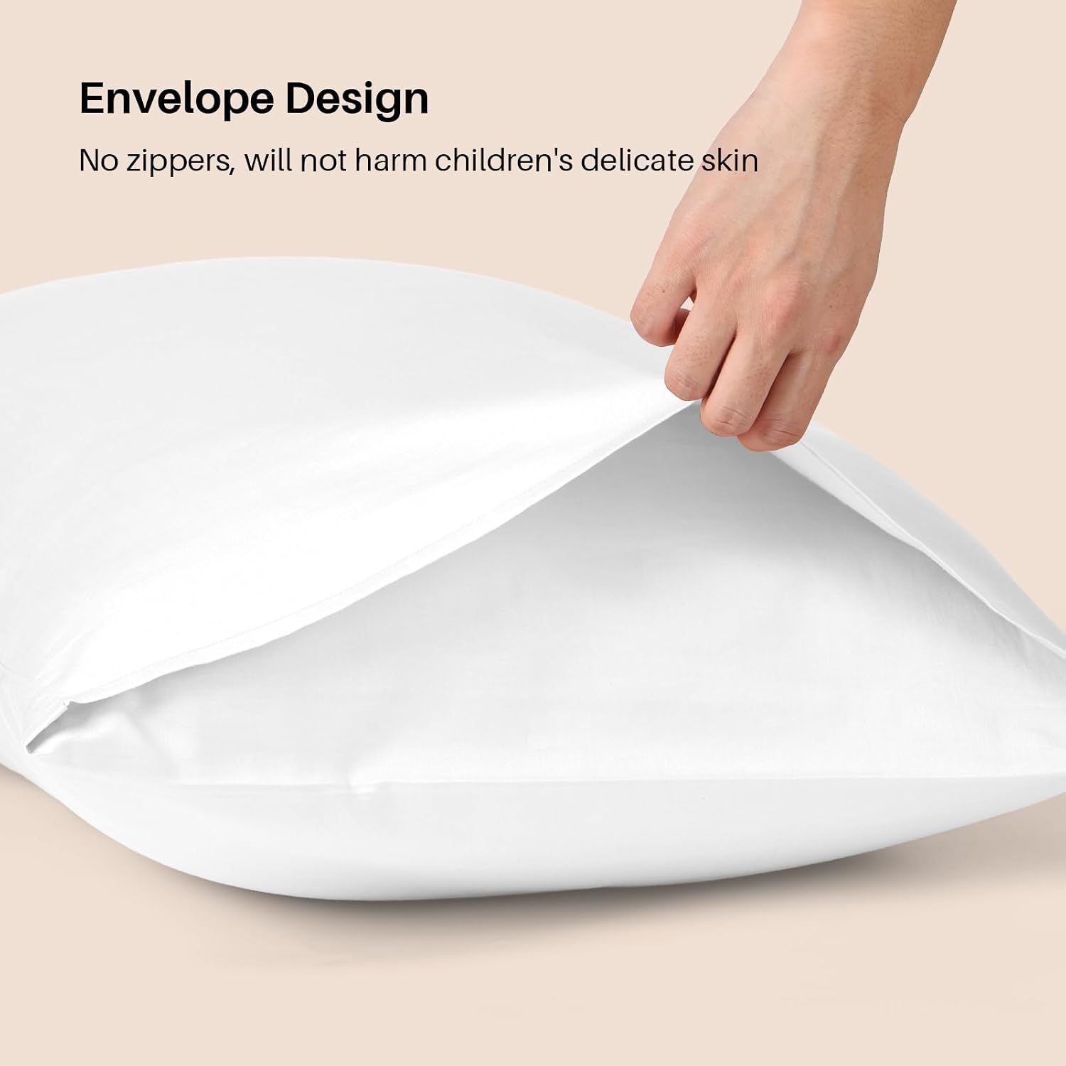 Detalle 2 de Warmstar YOU-1 Toddler Pillowcase Set, 100% Cotton, 13" x 18", White