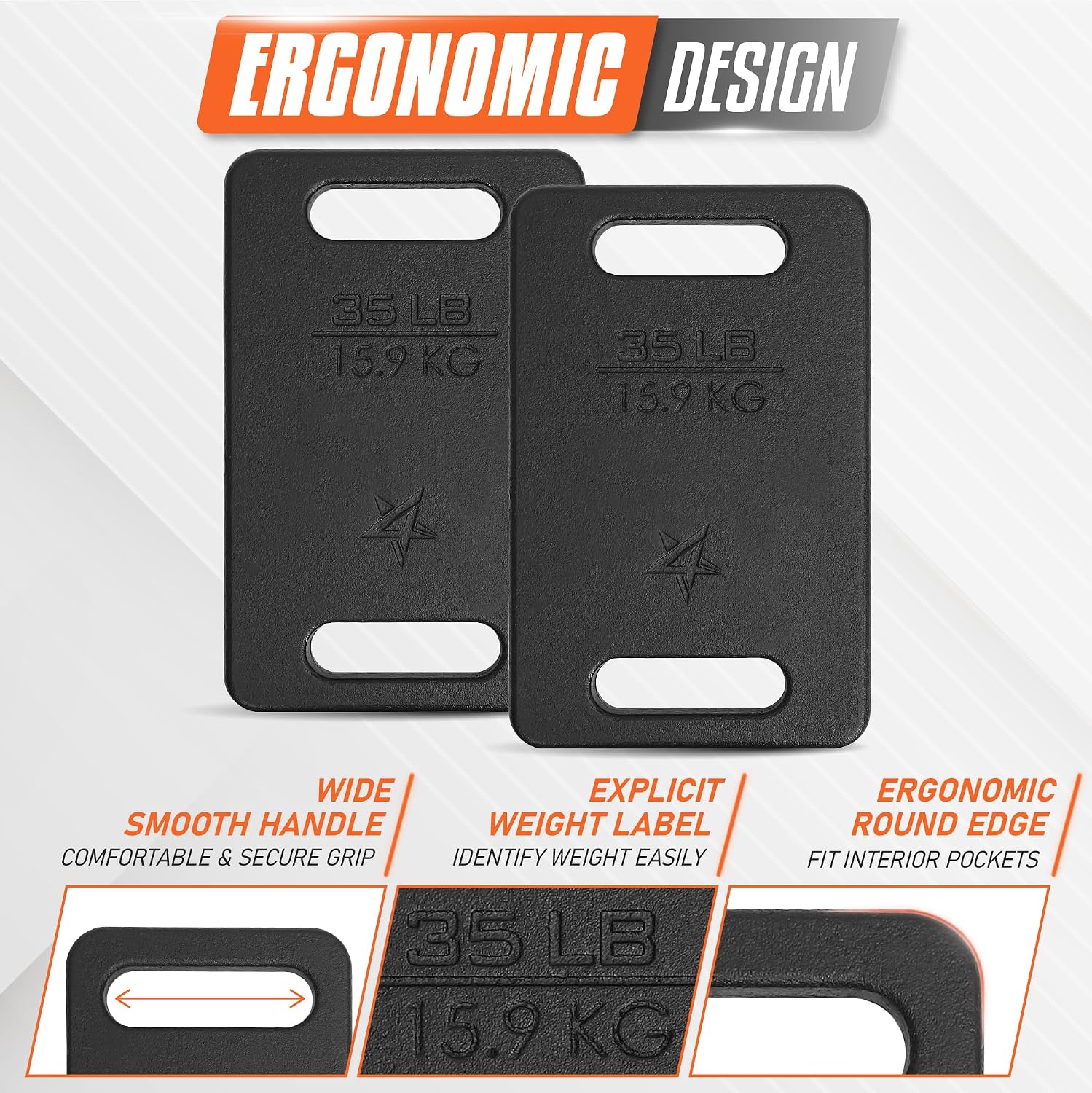 Detalle de Cast iron ruck plates for rucking