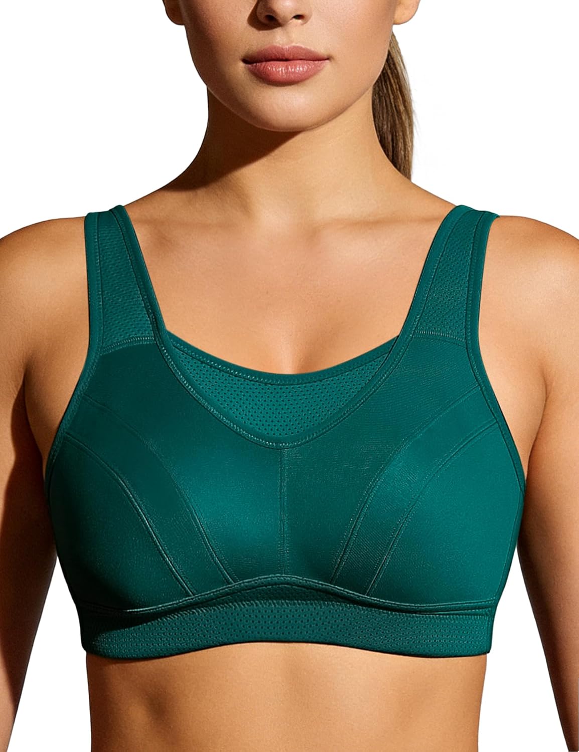 Detalle 2 de WingsLove Women’s High-Impact Sports Bra: Full Coverage, Wirefree Support