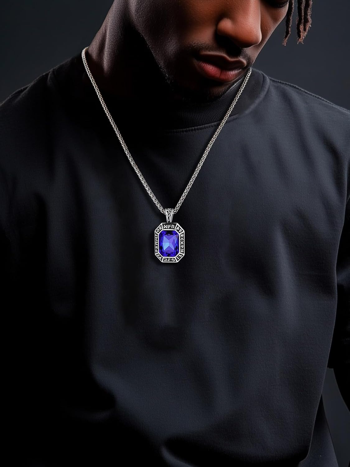 Detalle 2 de ChainsHouse Collier Rune Viking 55 cm