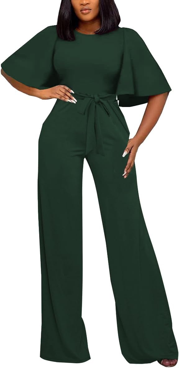 Detalle de BessCops Loose Belted Jumpsuit