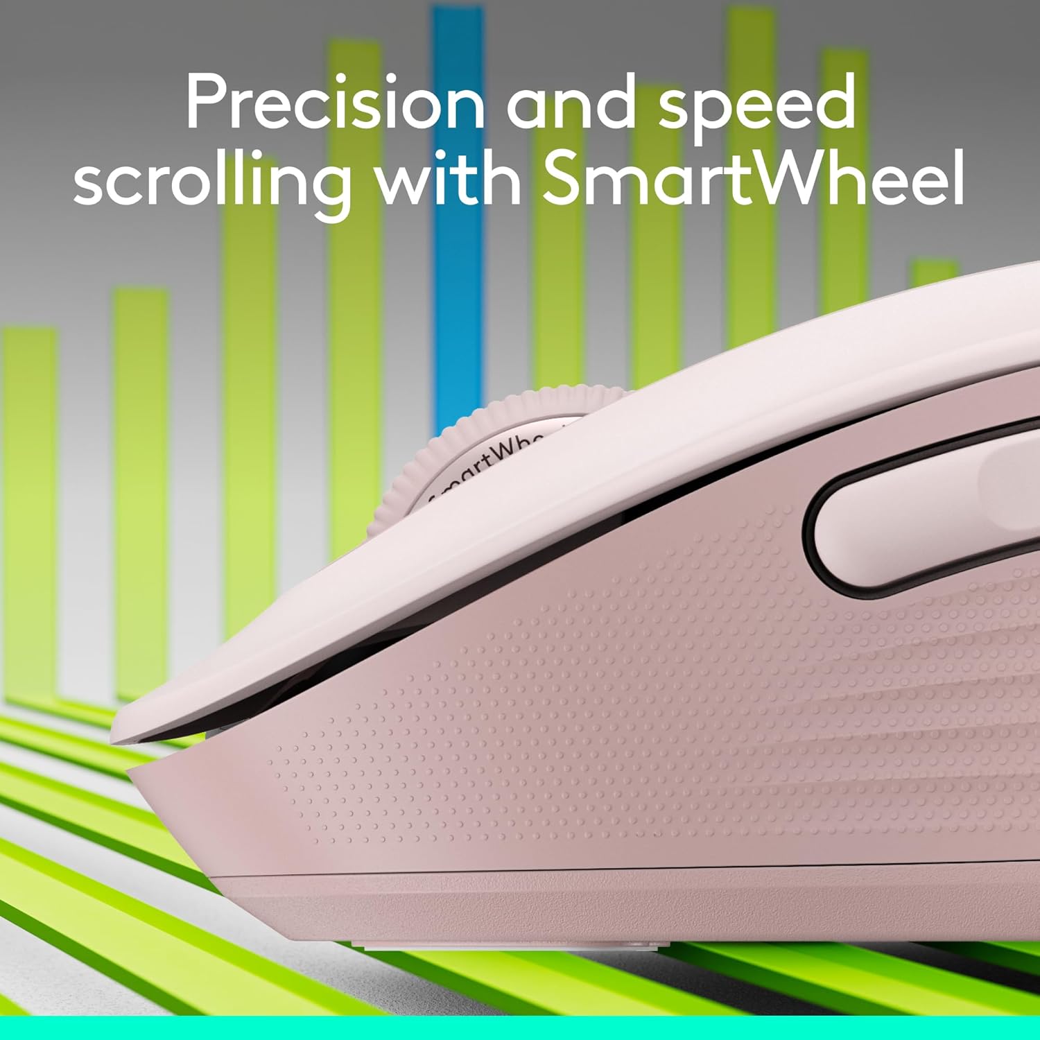 Detalle de Logitech Signature M650 L Wireless Mouse for Large Hands — Silent Clicks and Multi-Device Comfort