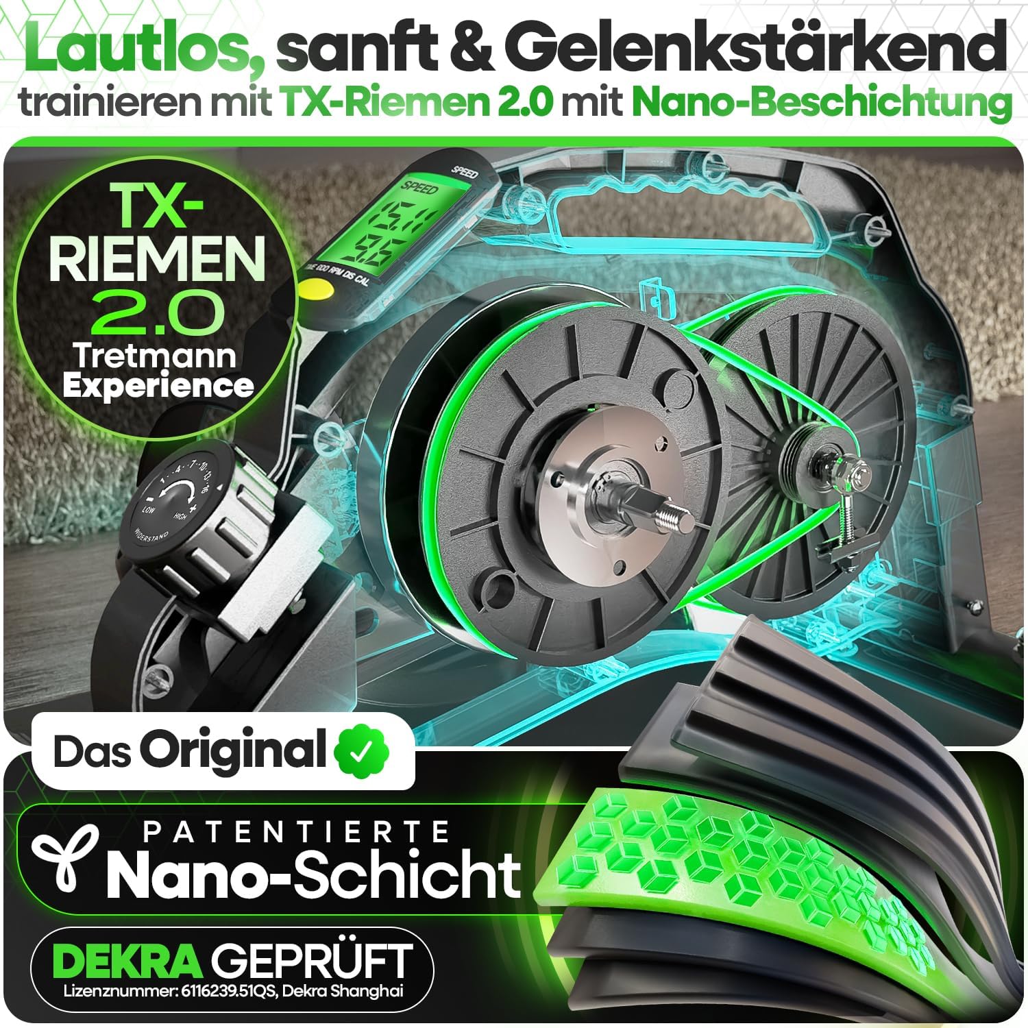 Thumbnail 1 de Tretmann Pedaltrainer Pro Set Beintrainer für Senioren