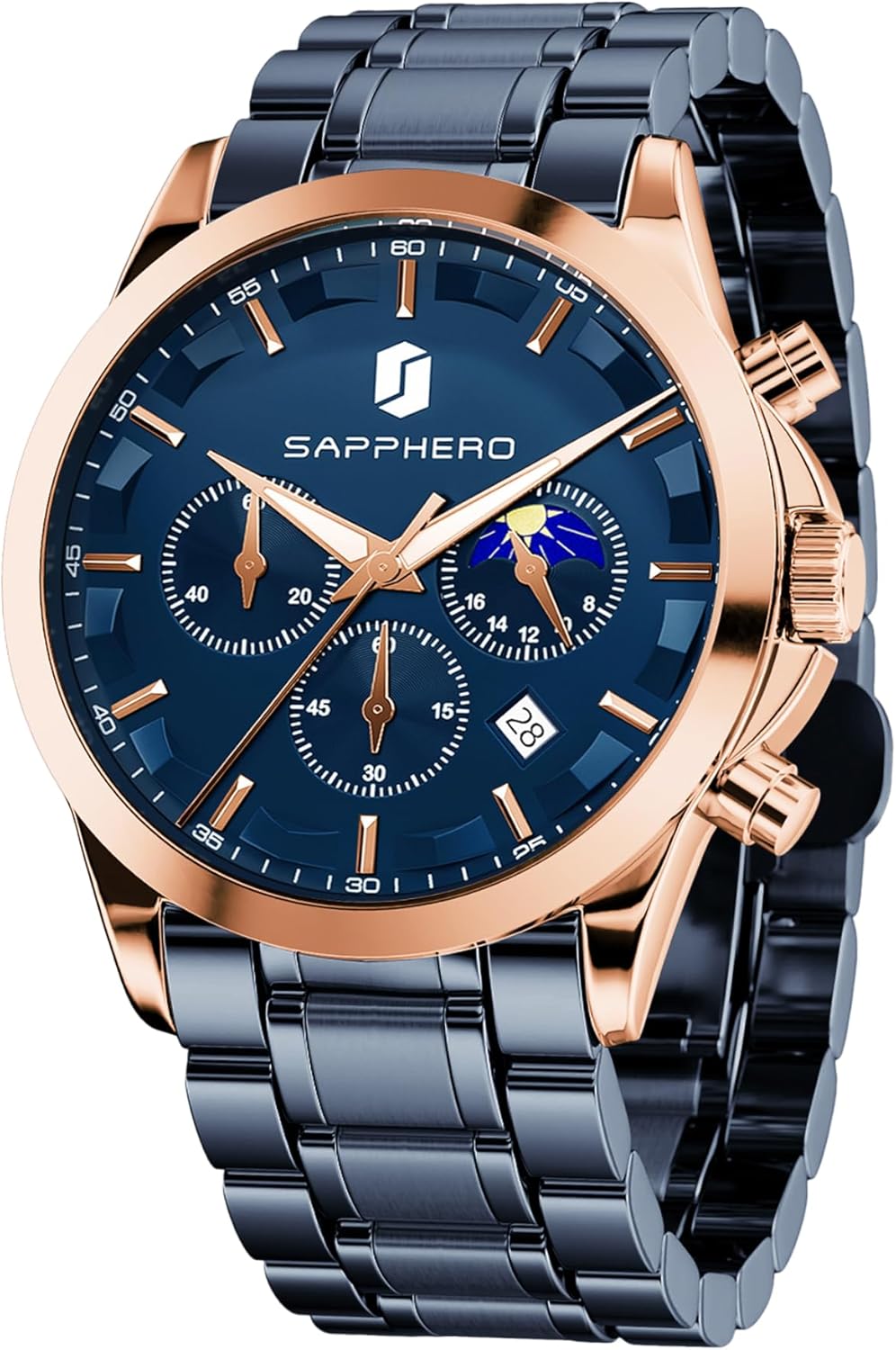 Thumbnail 6 de BENYAR BY Uhren Herren Chronograph Analog Quarz – Wasserdicht, Datum, Elegante Herrenuhr