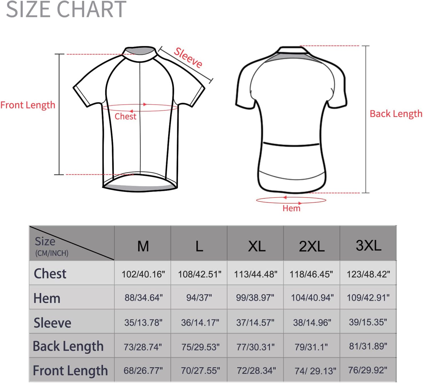 Thumbnail 6 de MEETWEE Magliette Ciclismo Uomo - Maglia a Zip e Tasche sul Retro, traspirante