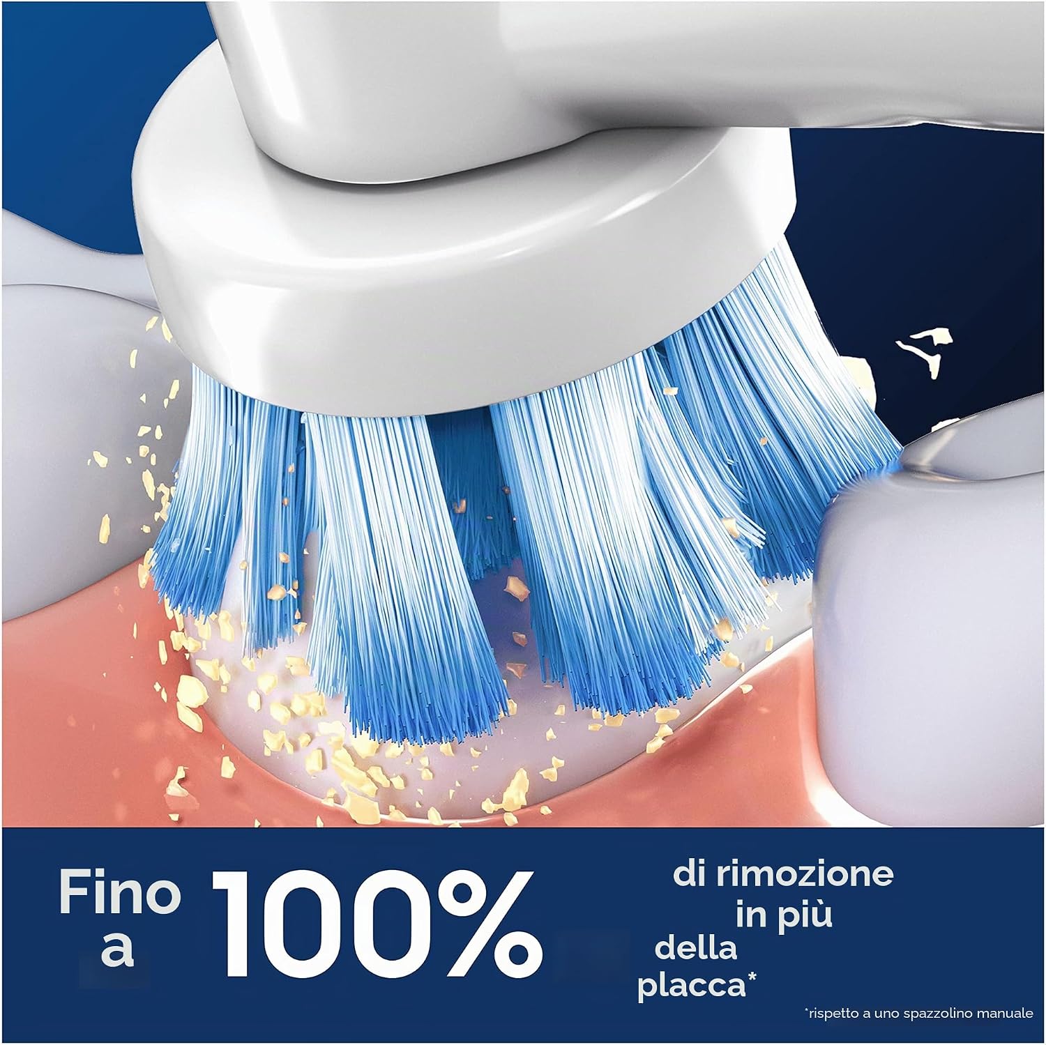 Detalle de Oral-B Testine di Ricambio per Spazzolino Elettrico Sensitive Clean - 12 Testine (Adatta alla Buca Delle Lettere)