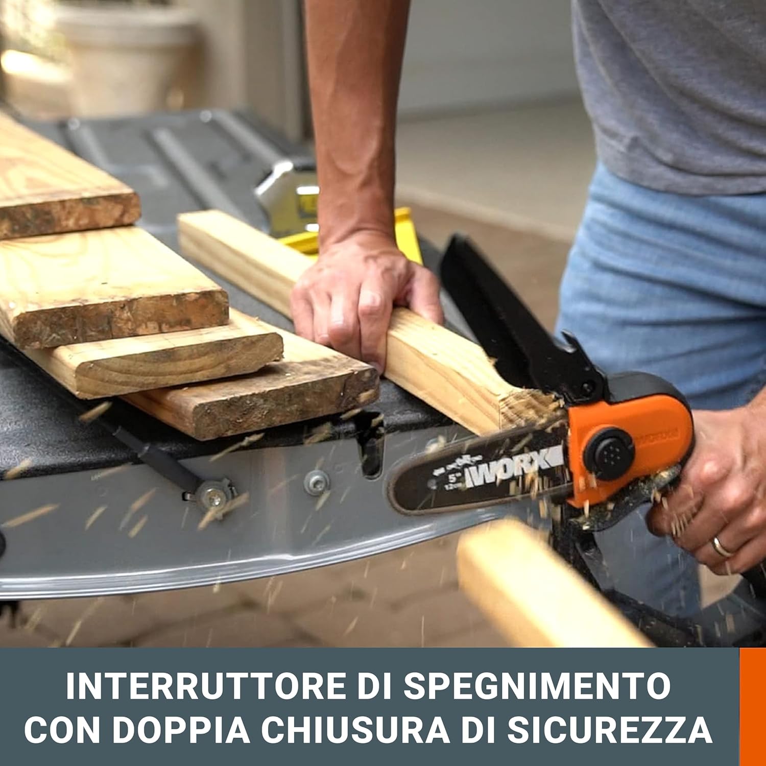 Thumbnail 5 de WORX WG324E.9 potatore a batteria 20 V con lama da 12 cm (compatibile PowerShare) senza batteria e caricatore
