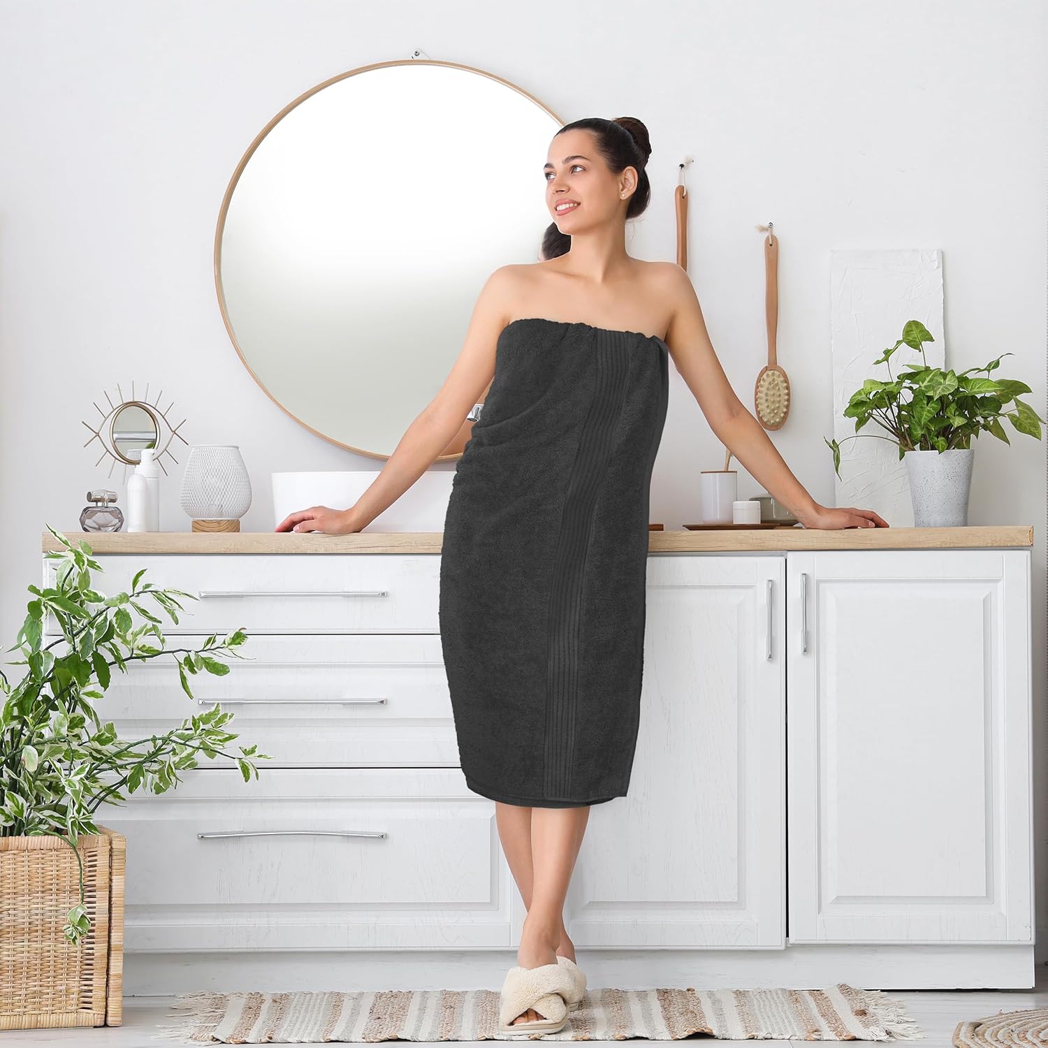 Thumbnail 4 de Utopia Towels Toalla de baño Jumbo 180x90 cm Gris