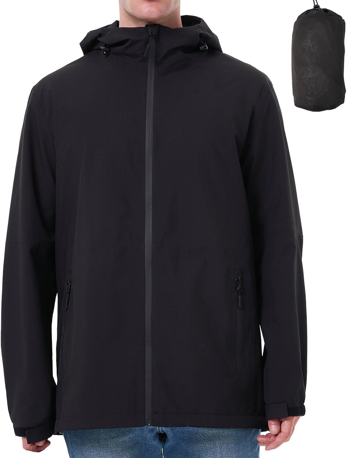 Imagen de PYALT Regenjacke Herren – Wasserdicht, atmungsaktiv und leicht geeignet für Alltag & Outdoor en OfertitasTOP