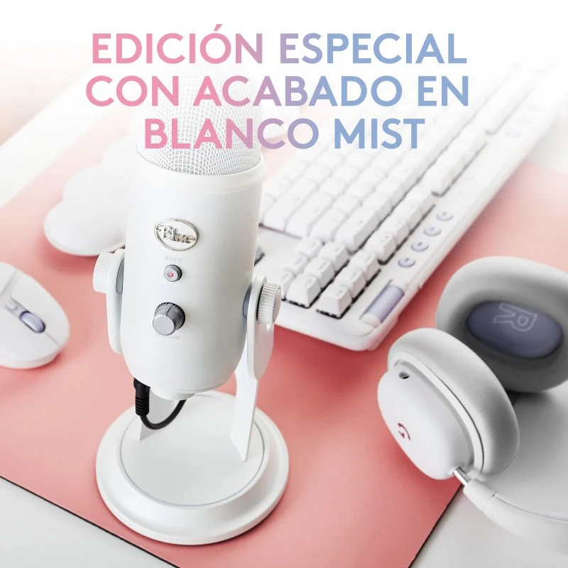 Detalle 2 de Blue Yeti para The Aurora Collection – Blanco (Blue VO!CE)