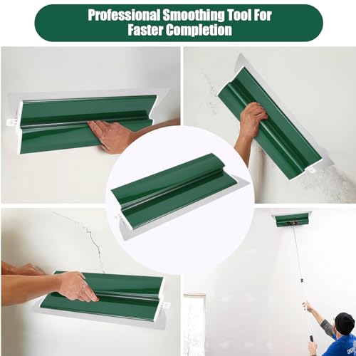 Detalle 2 de Drywall Skimming Blade by ZONJIE (40CM) – High Grade Skimming Drywall Trowel with Z-Shaped Handle