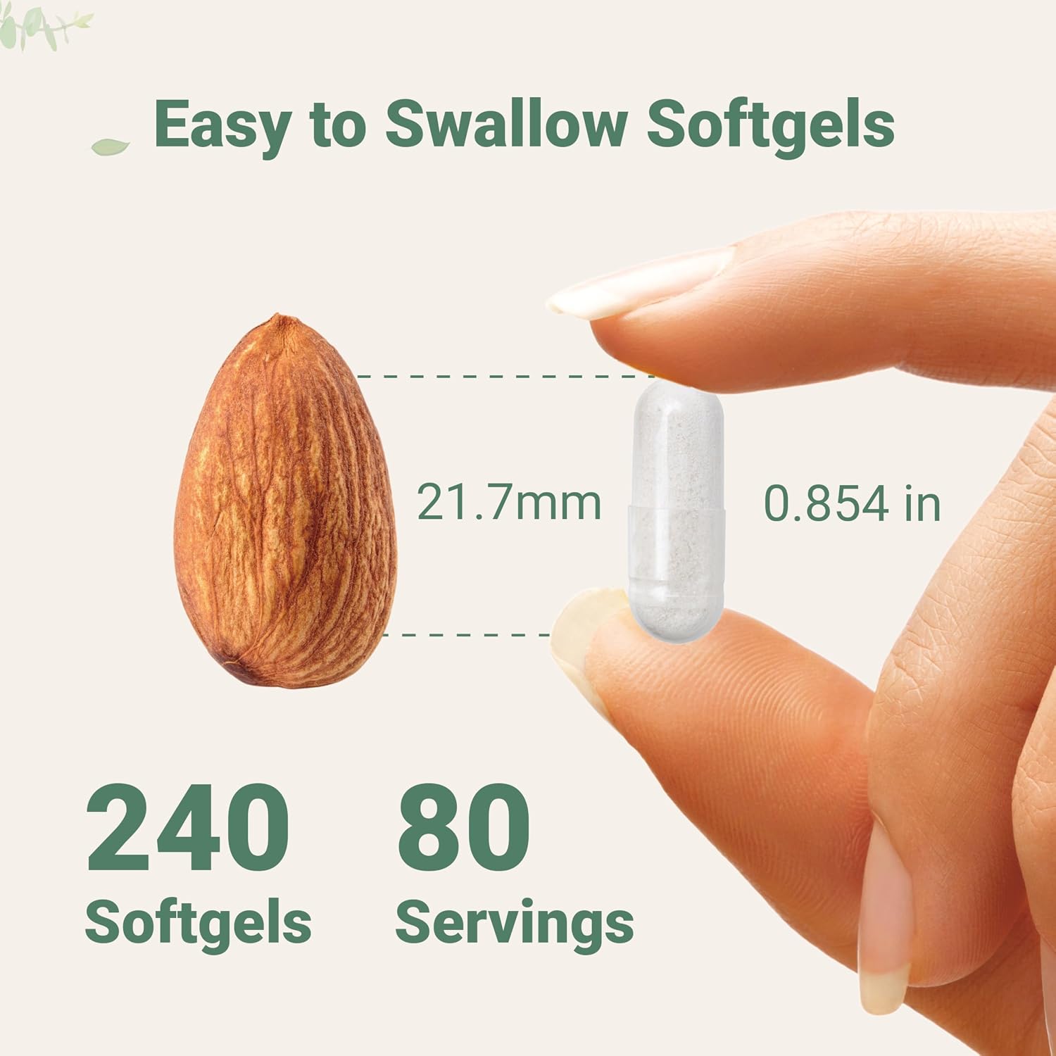 Detalle 2 de Micro Ingredients Multi Collagen Peptides, 240 Capsules with Types I, II, III, V & X