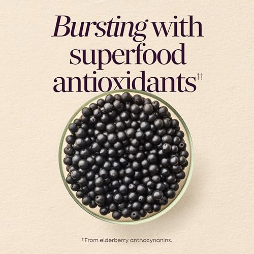 Detalle de Nature's Way Sambucus Elderberry Gummies for Immune Support (Ages 4+) 60 ct
