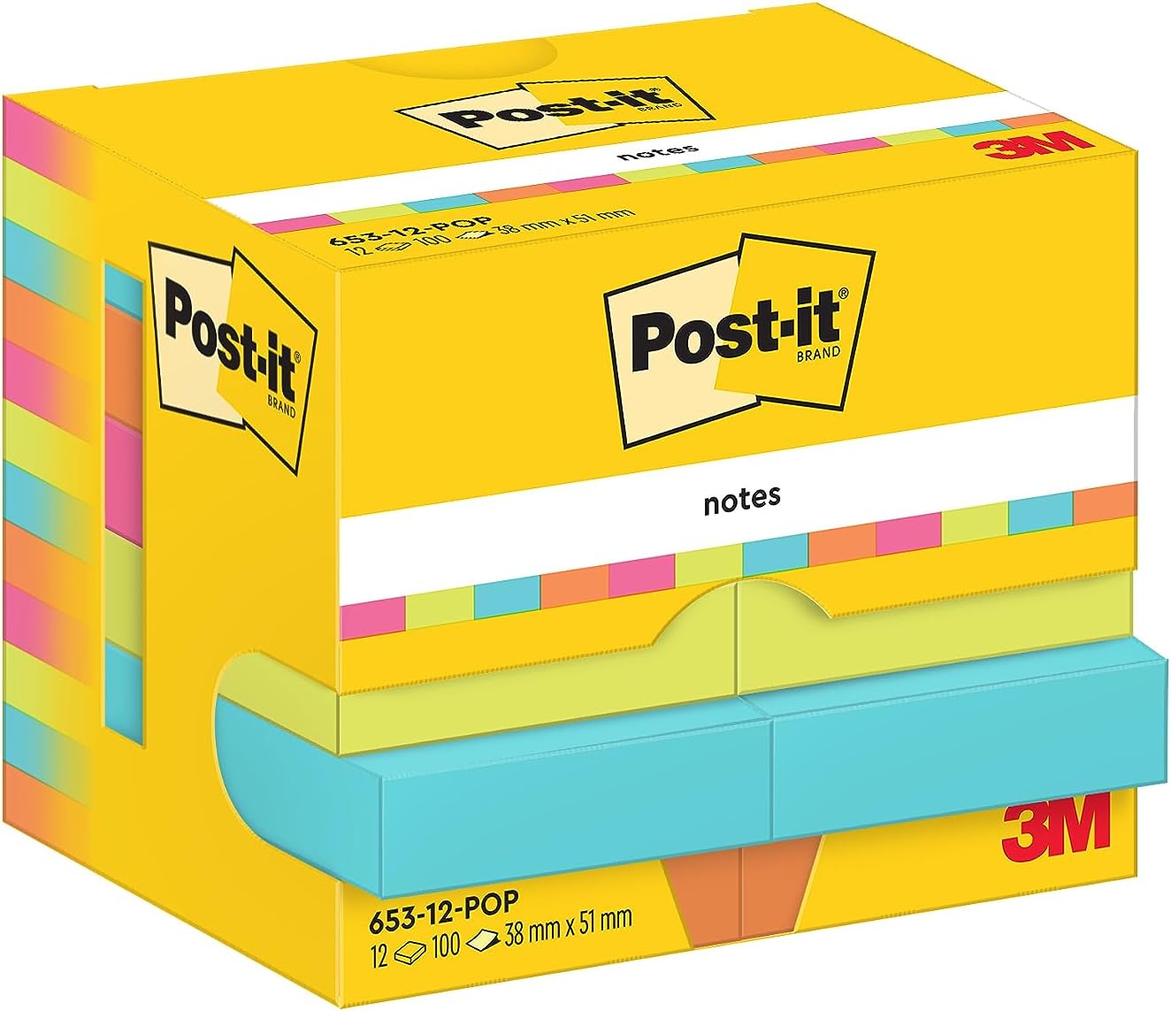 Detalle 2 de Post-it Notes autocollantes 38Ă—51 mm đź—’