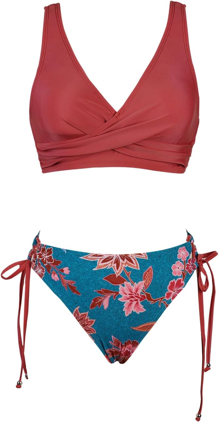 Thumbnail 4 de CUPSHE Maillot 1 Pièce Halter Réglable Imprimé Floral
