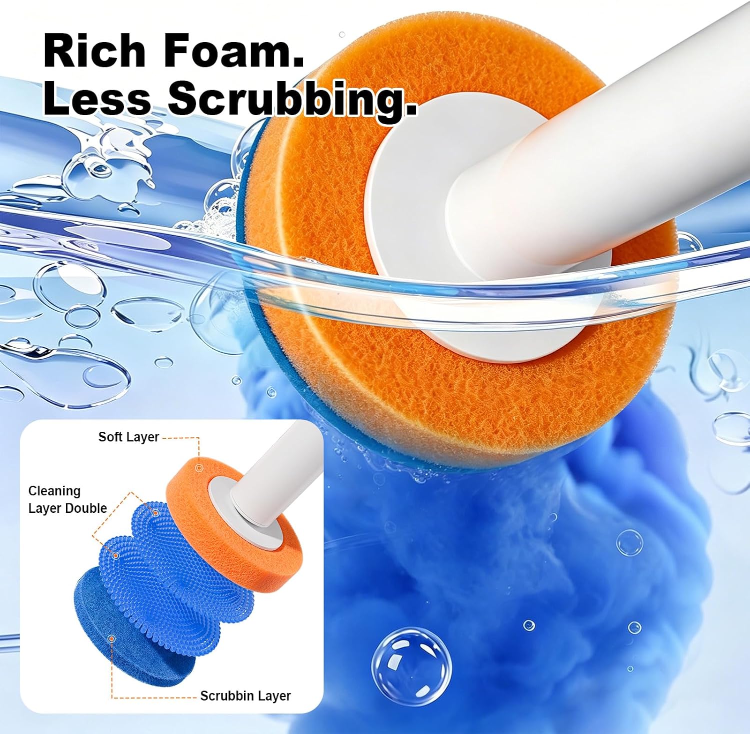 Thumbnail 4 de Disposable Toilet Brush with 35 Refill Pads