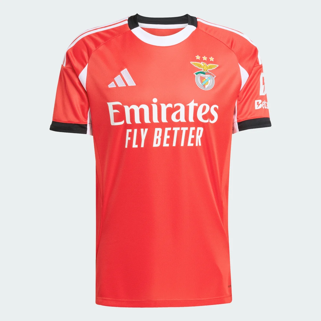Detalle 2 de Camiseta 1.ª equipación Benfica 25/26 de Adidas – Rojo