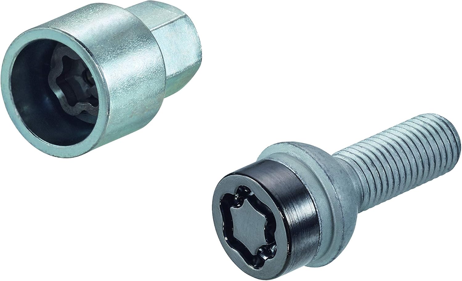 Thumbnail 2 de McGard boulons antivol M14x1,50 noir sphérique R14 longueur 27 mm clé 17
