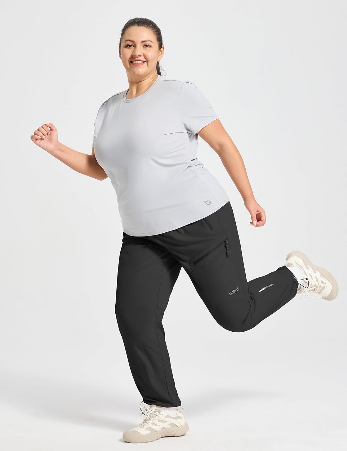 Thumbnail 6 de Baleaf Plus Size Hiking Cargo Pants: Water-Resistant UPF 50+ with 4 Secure Pockets