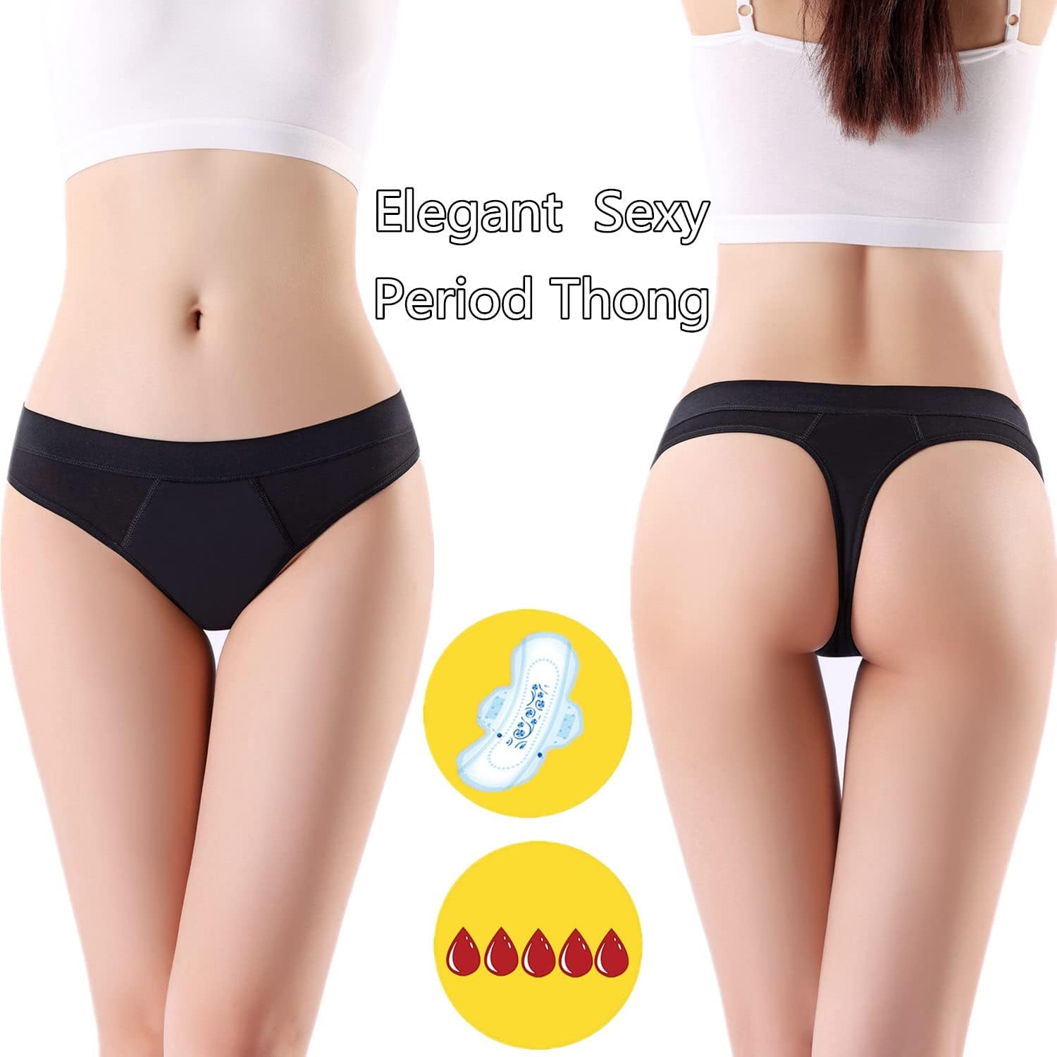 Thumbnail 1 de Period pants thong for heavy flow, 20 mL