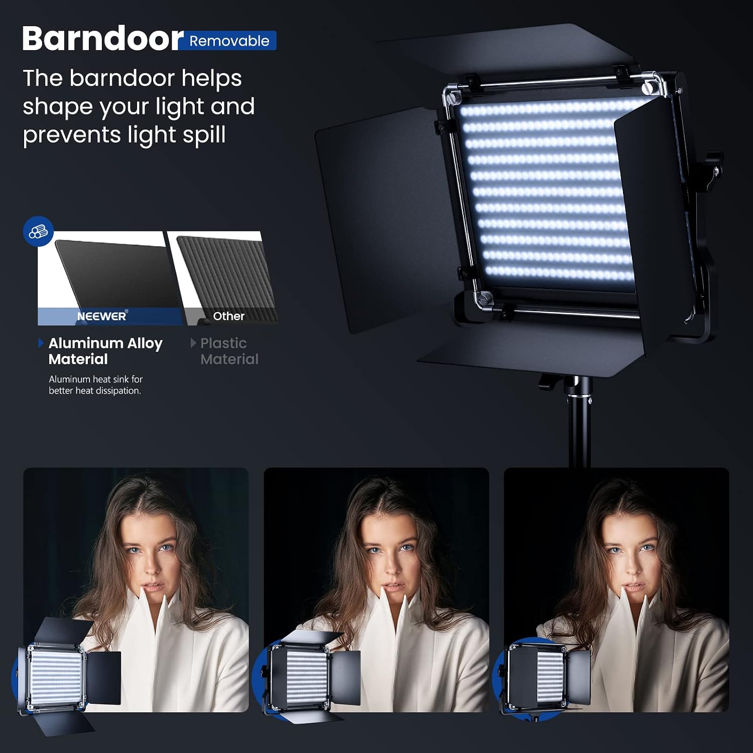 Thumbnail 2 de NEEWER 660 LED Bi‑color Video Light kit