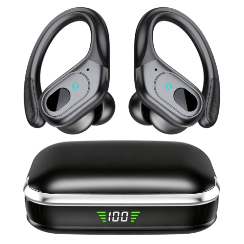 Detalle de HAOYUYAN Auriculares Inalámbricos Bluetooth 5.4 con Cancelación de Ruido, 75 Horas de Reproducción y IPX7
