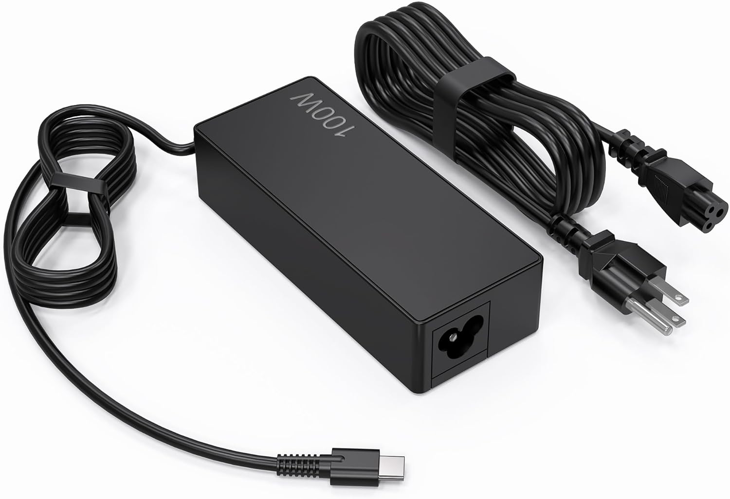 Detalle de 100W USB-C Laptop Charger for Lenovo ThinkBook/ThinkPad/IdeaPad/Yoga — Fast 100W Power for Travel