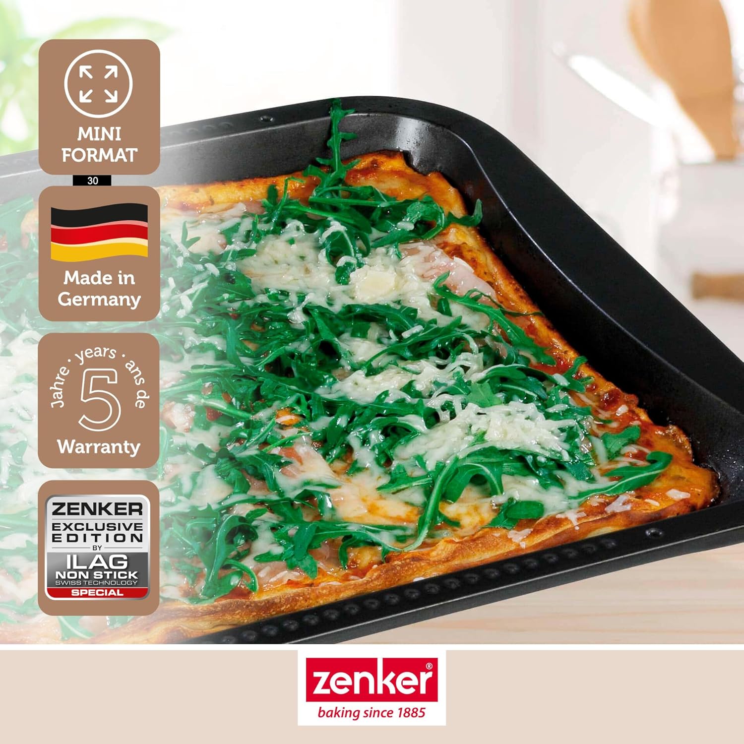 Detalle 2 de Zenker Bandeja Extensible Antiadherente para Horno 🍽