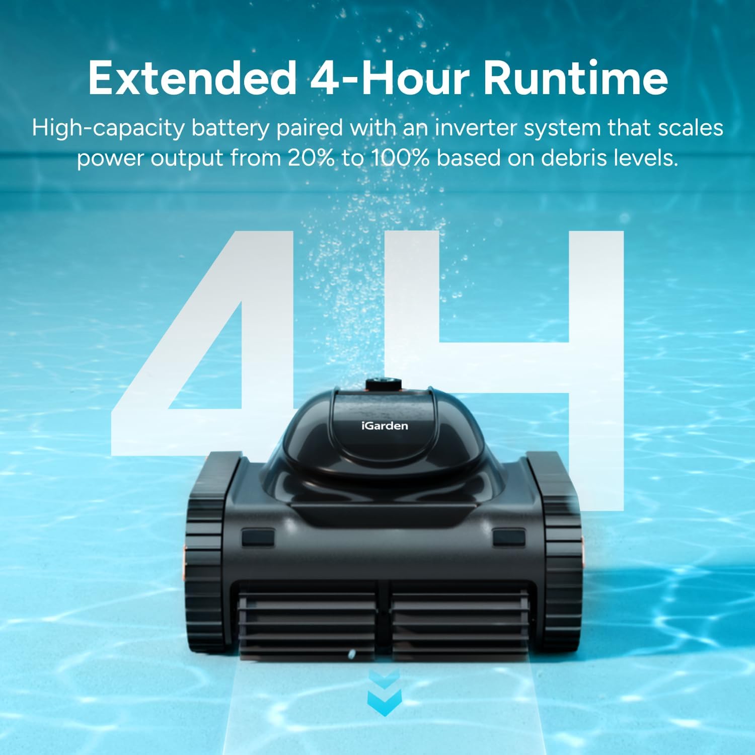 Detalle 2 de iGarden Cordless Robotic Pool Cleaner KN40