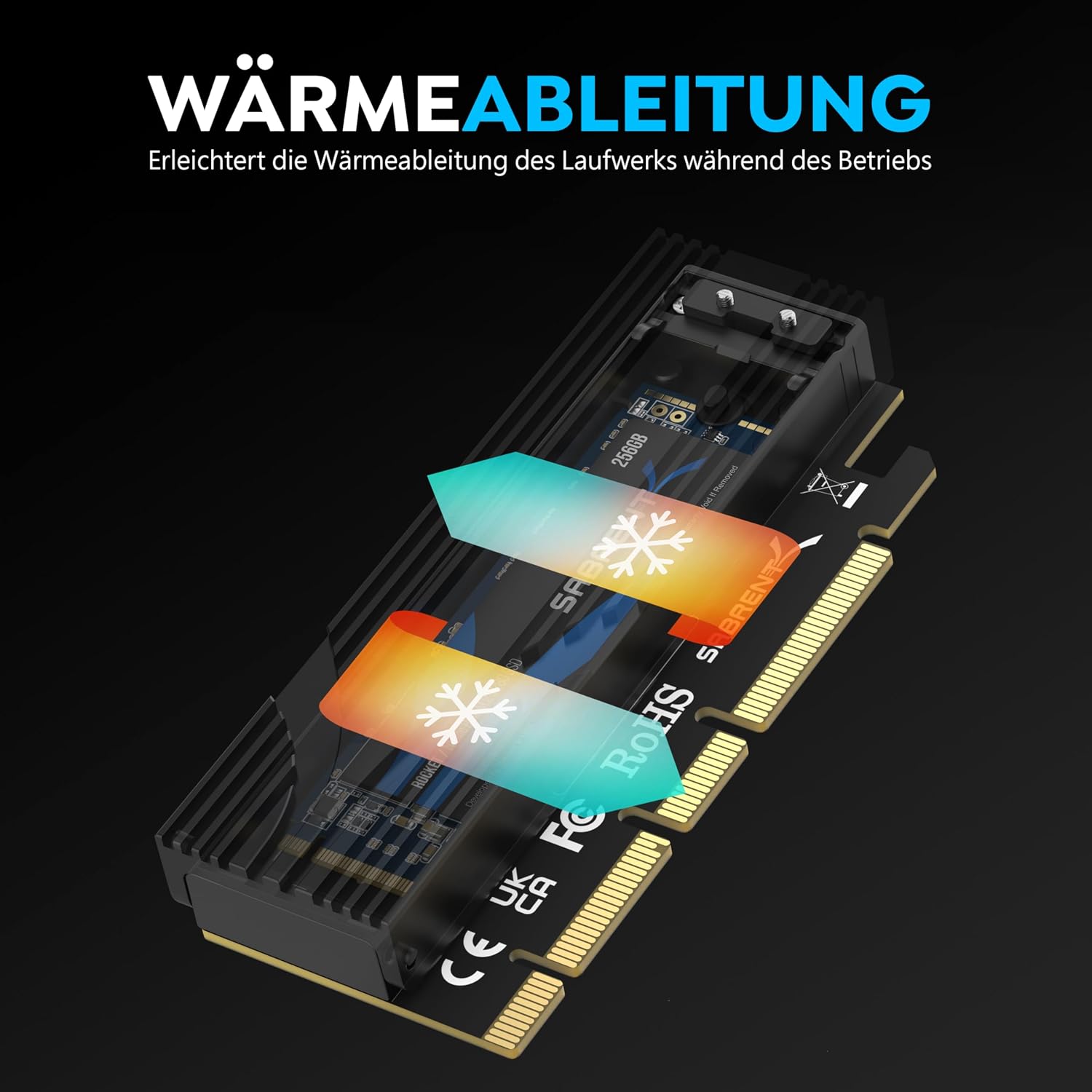 Thumbnail 4 de SABRENT EC-TFPE M.2 PCIe 5.0 Adapter