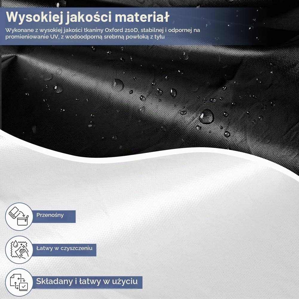 Thumbnail 5 de AOOWU 5499834 – wodoodporny pokrowiec na parasol ogrodowy 240 × 60 × 60 cm