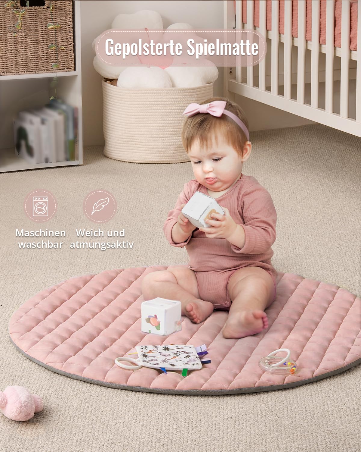 Thumbnail 2 de Blissful Diary Spielbogen Baby 6 Spielzeuge