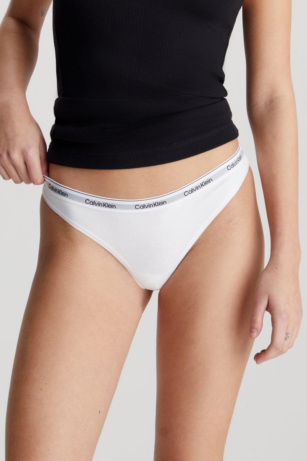 Thumbnail 3 de Calvin Klein Strings Lot de 3 Femme - Tanga sous-vêtement confortable et chic