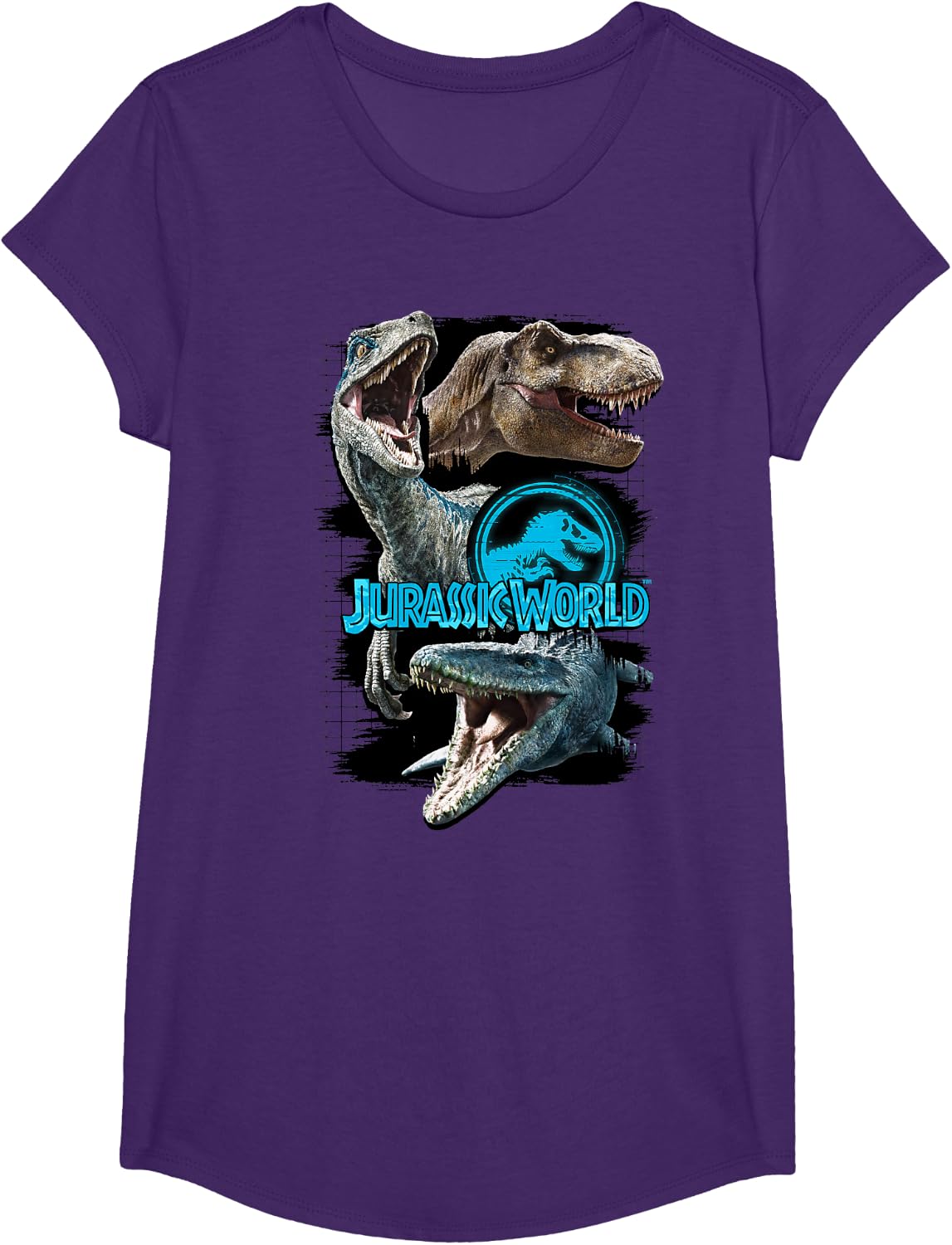 Detalle 1 de Jurassic World Paint Swipe Maglietta