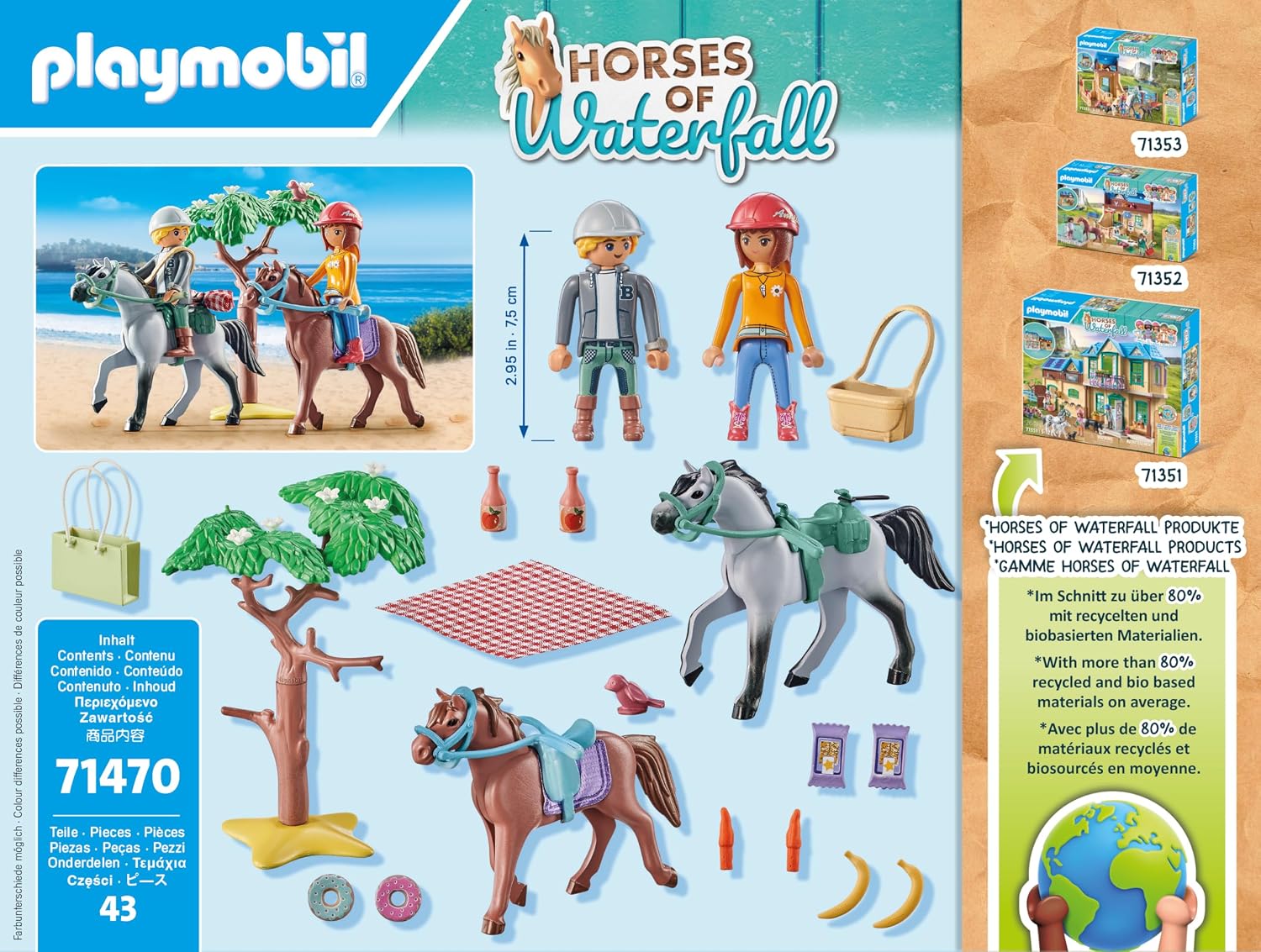 Thumbnail 1 de Playmobil Horseback Riding Playset