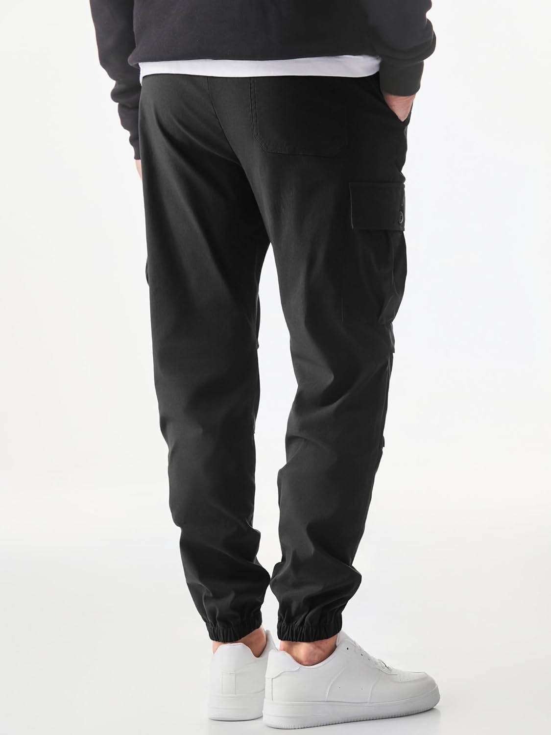 Thumbnail 1 de JMIERR Cargohose Herren Lang Jogger – elastischer Bund, Kordelzug und 5 Taschen