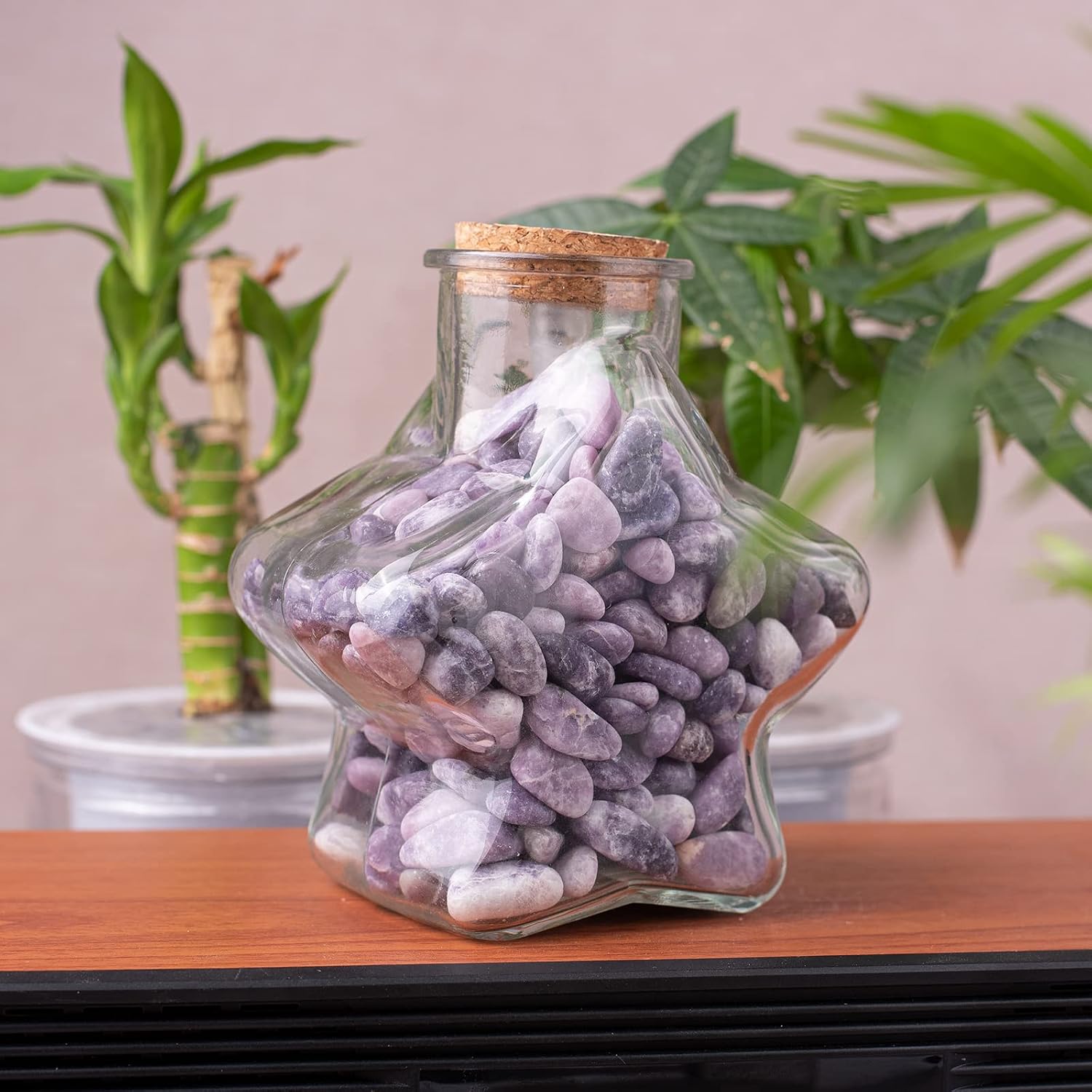 Thumbnail 3 de SigMntun Polished Lepidolite Stones, 72 Pieces, 1.2 cm