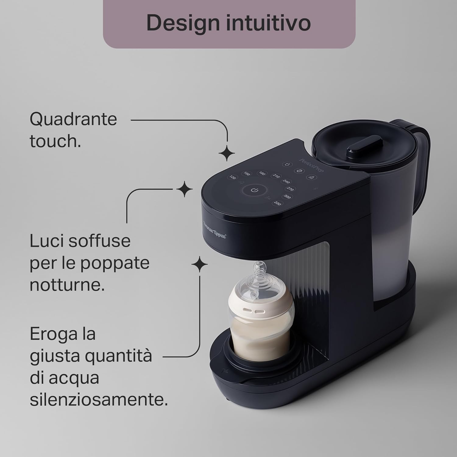 Detalle de Tommee Tippee Perfect Prep: Preparatore Biberon per latte a temperatura corporea in 90 secondi