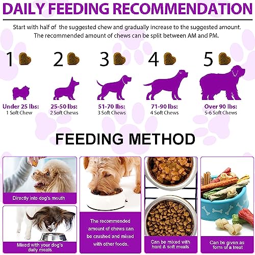 Thumbnail 6 de Bieyoc 15 en 1: golosinas multivitamínicas para perros (sabor pato) – 150 masticables