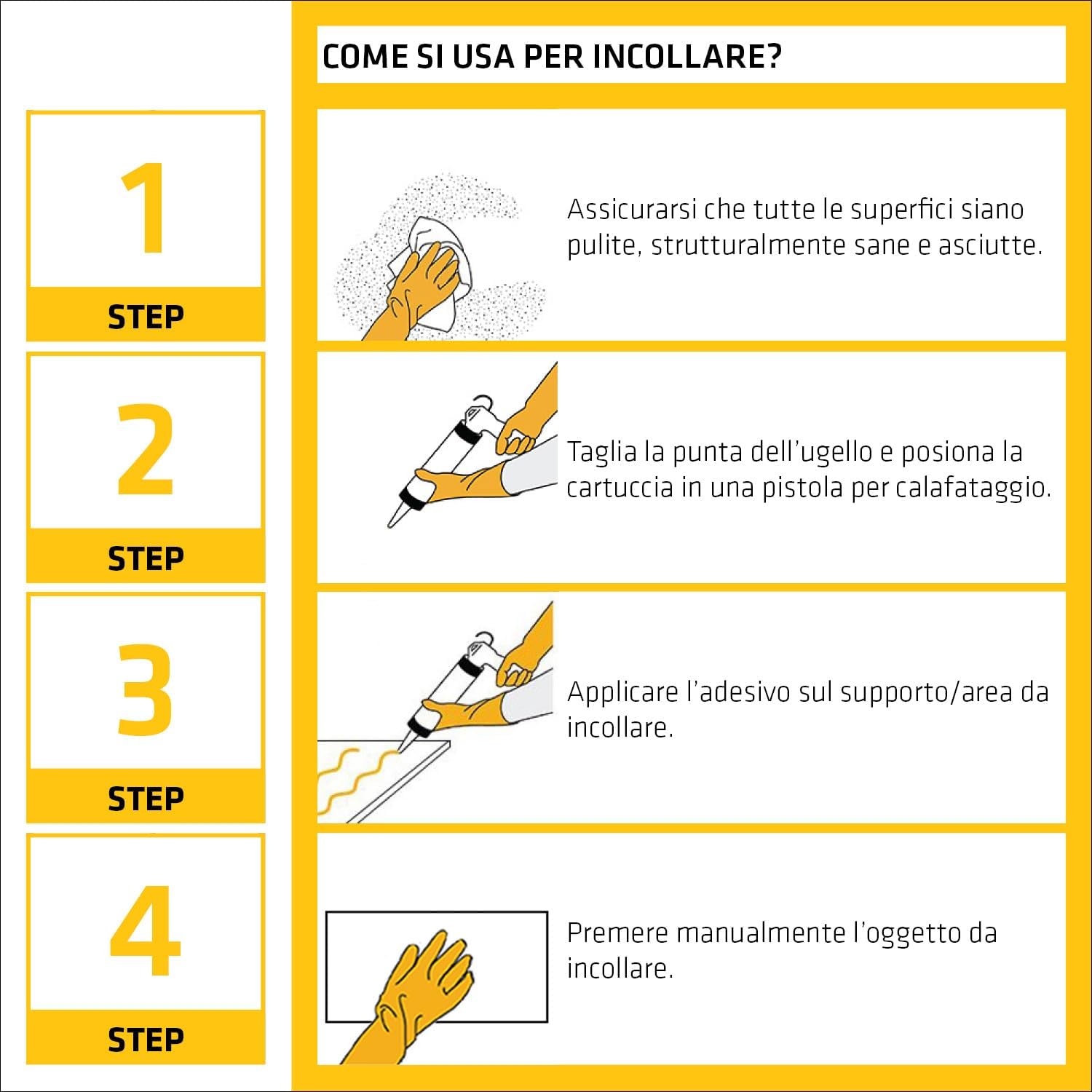 Thumbnail 3 de Sikaflex 11 FC Purform Nero – Sigillante adesivo universale 600 ml