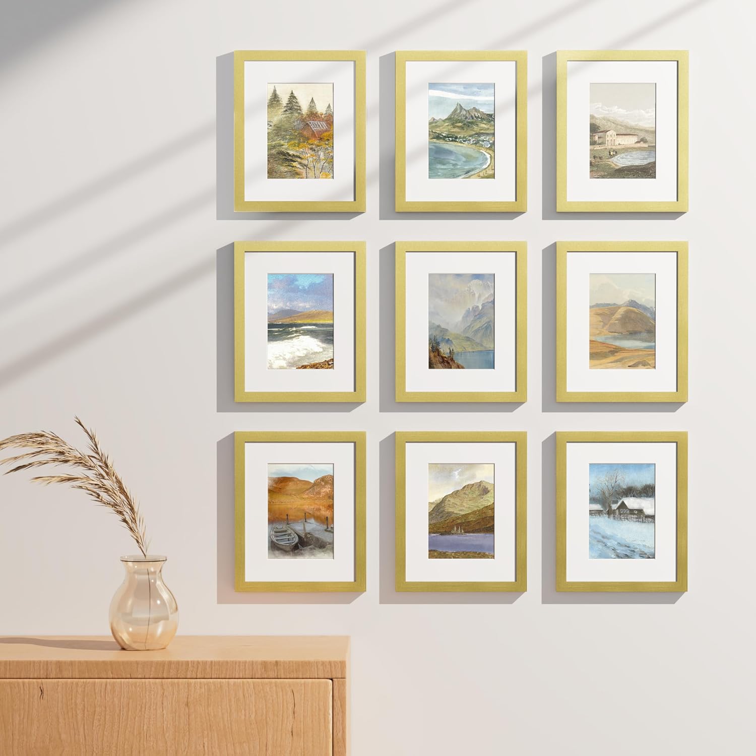 Thumbnail 5 de Vittanly 8x10 Picture Frames set of 9 🖼