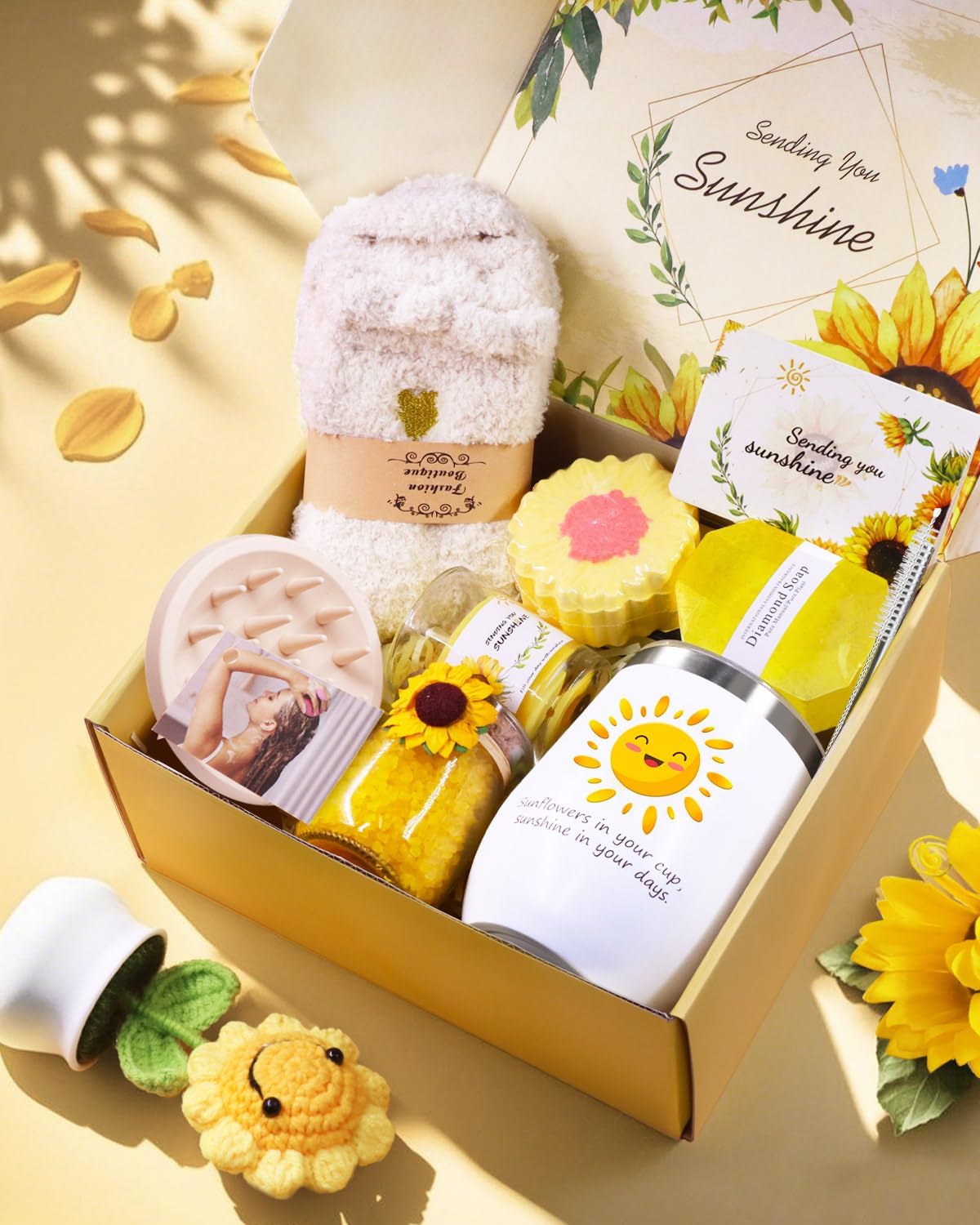 Thumbnail 6 de LIVEHITOP Sunflower Pamper Gift Set 10PCS