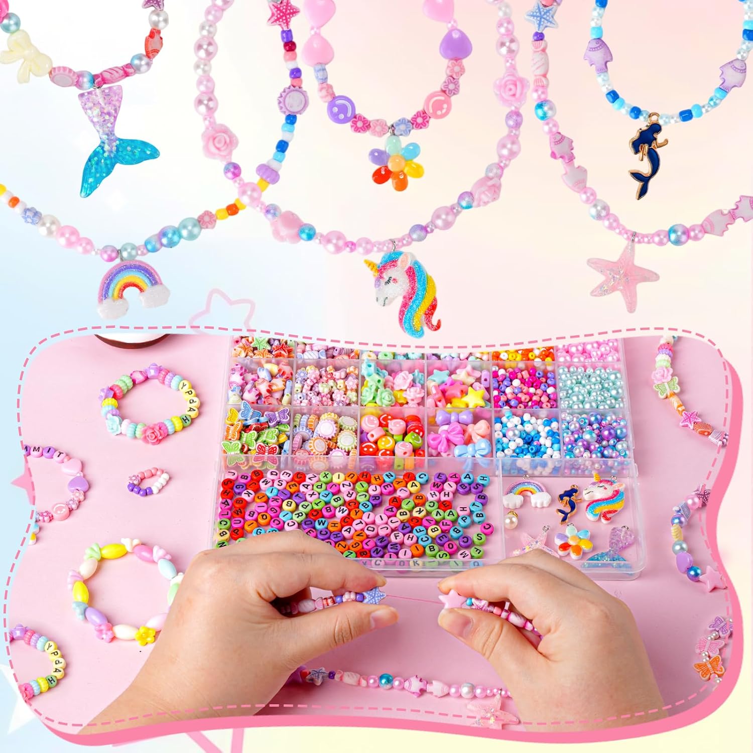 Thumbnail 6 de snookids Perlas para Pulseras juego 25 piezas