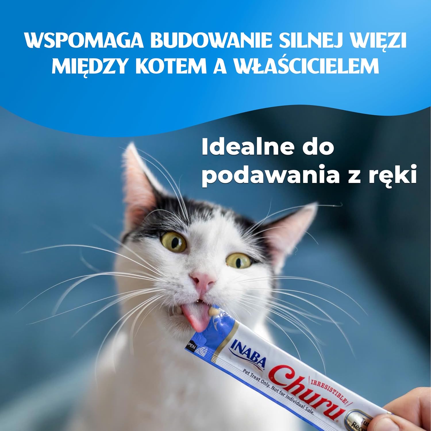 Detalle de INABA Churu, przysmaki dla kotów o smaku tuńczyka, 80 × 14 g