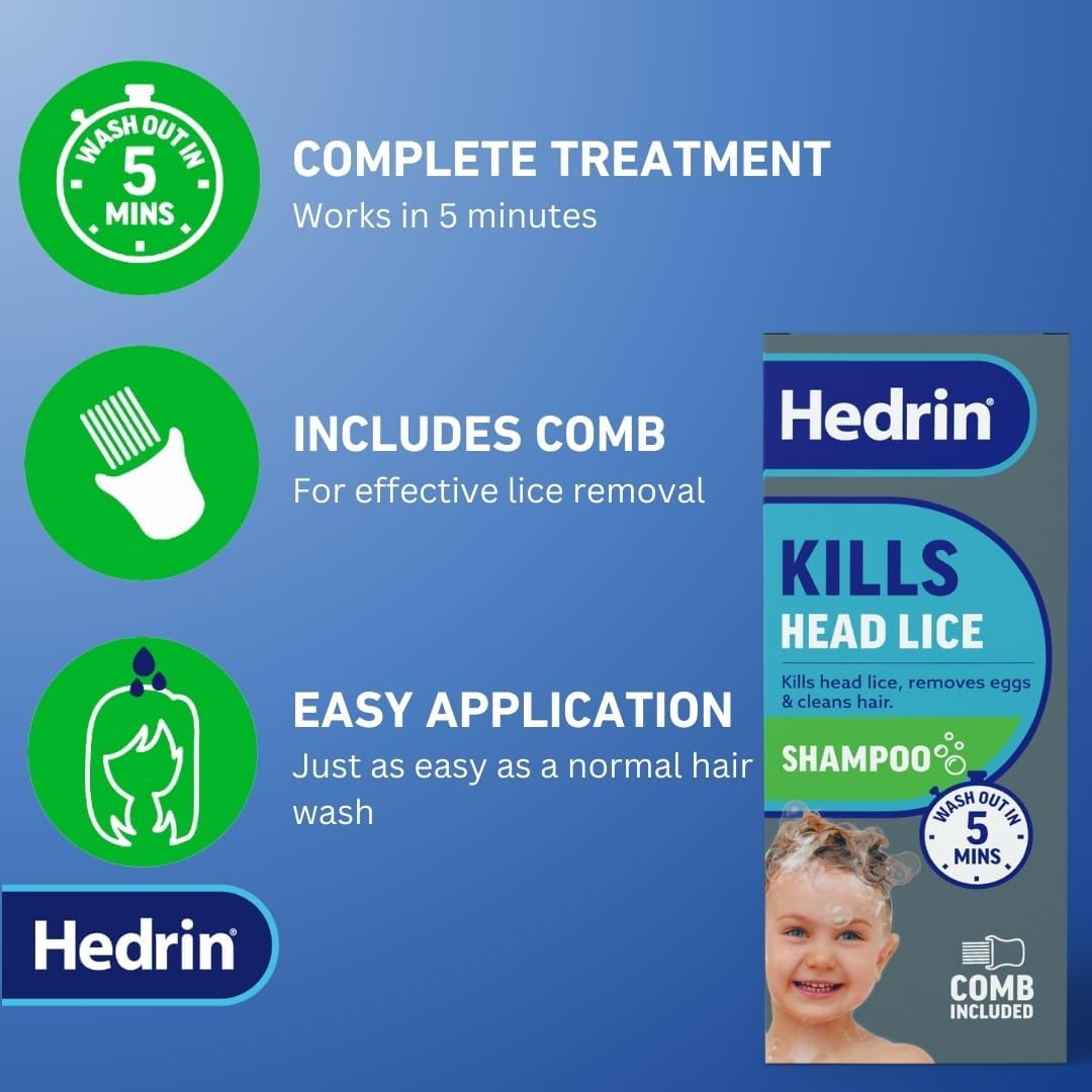 Thumbnail 1 de Hedrin Head Lice Shampoo 100 ml kit