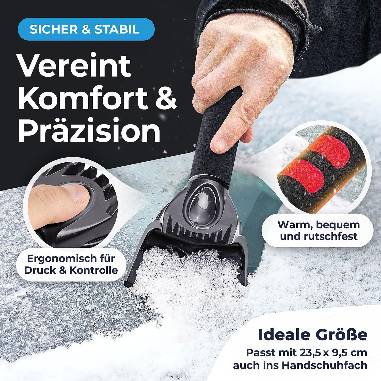 Detalle 2 de LYVANAS Eiskratzer Auto–Testsieger 2025