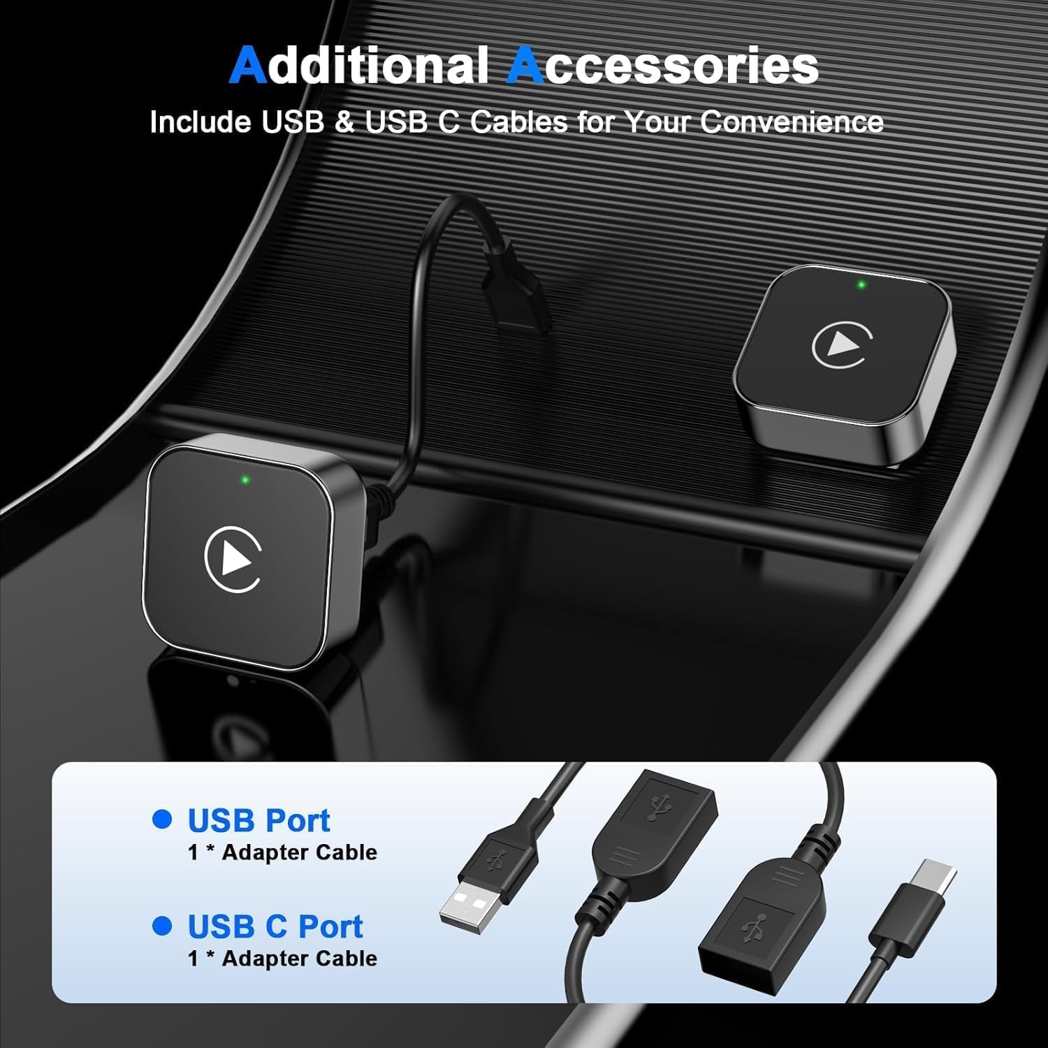 Thumbnail 4 de 2025 Upgraded Wireless CarPlay Adapter for iPhone