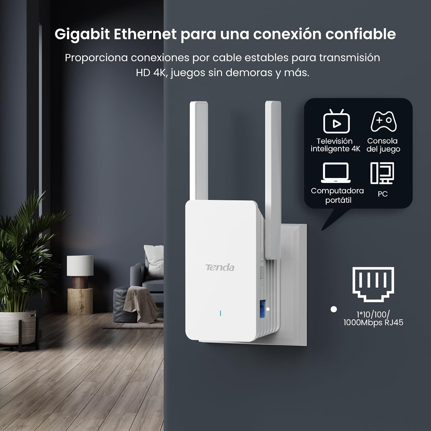 Thumbnail 5 de Tenda A33 Repetidor Wi‑Fi 6 AX3000