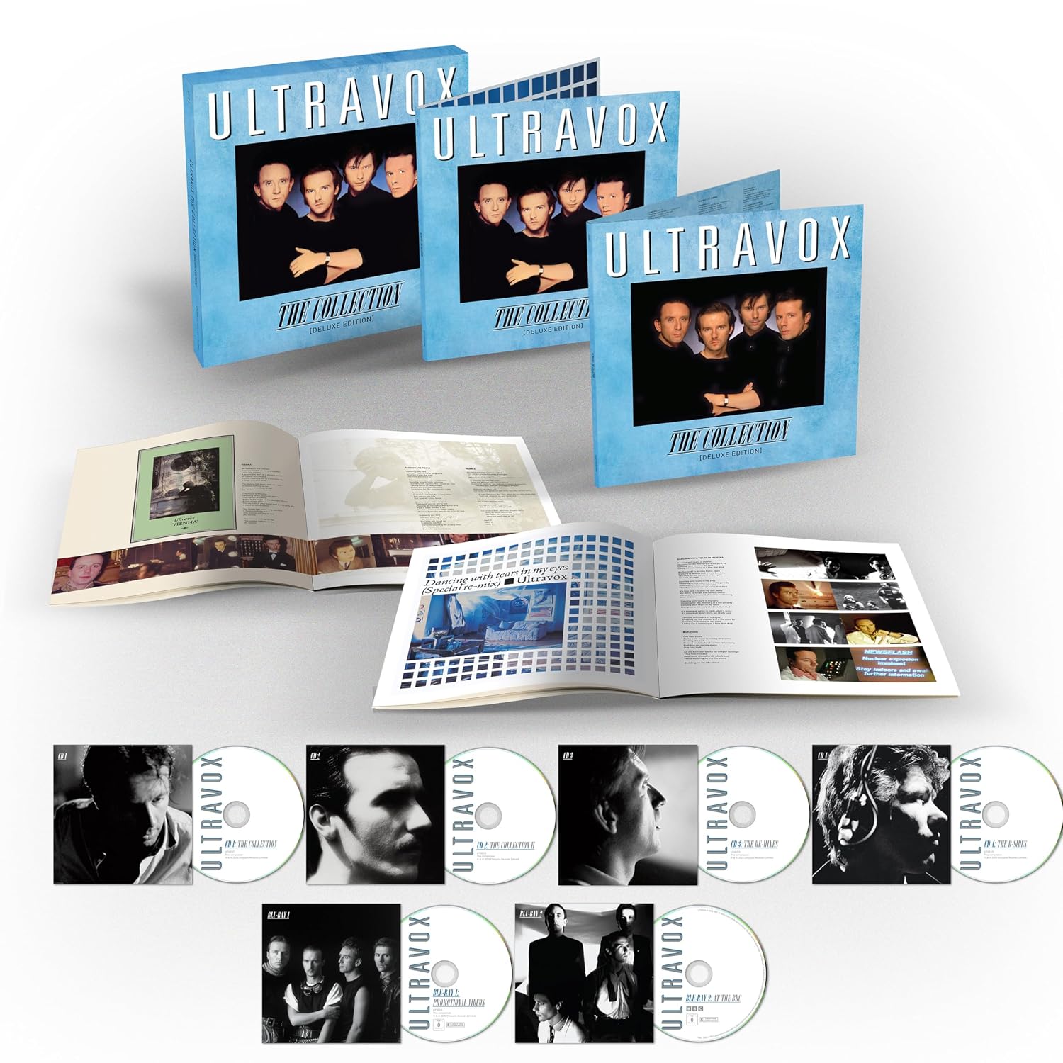Detalle de Ultravox The Collection 2025 6-Disc Deluxe Box Set, 4CD/2-Blu-ray